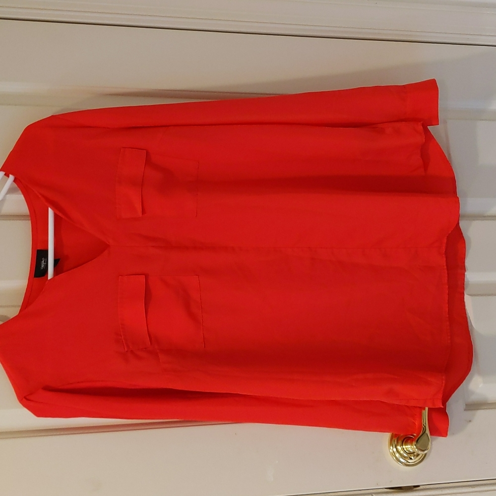 Red tunic blouse, Mossimo, from target, size L